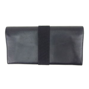 Salvatore Ferragamo Black Wallet leather zipper Vara long
